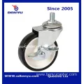 Swivel Caster with Black Wheel for Industrial Use